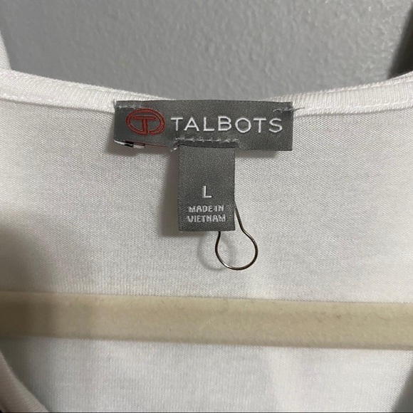 Talbots Lightweight Striped Hooded Shirt - Picture 2 of 8